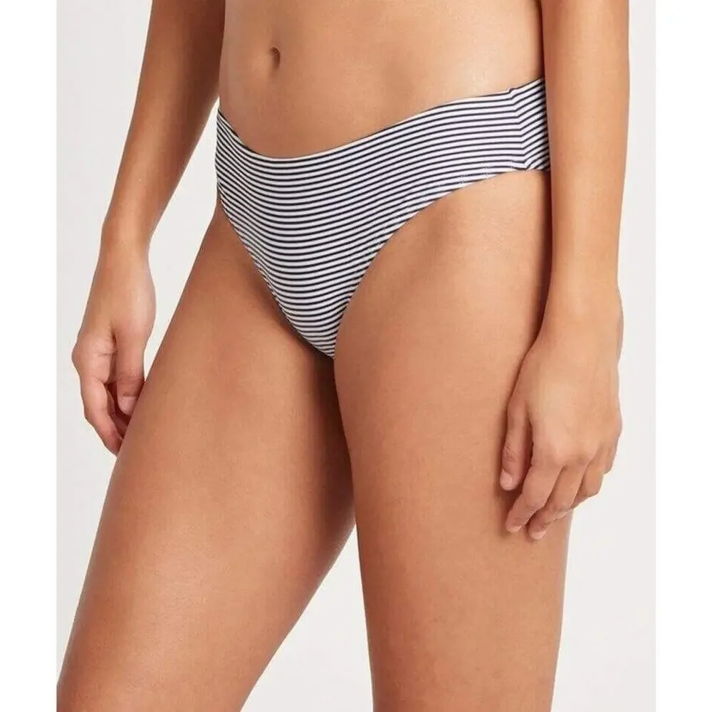 Sea Level Women's Stripe Bikini Bottoms in Night Sky Size 4US‎ MSRP $55